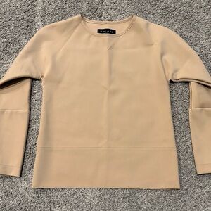 SHAN Beige Long Sleeve Top REAL REAL CERTIFIED!!!